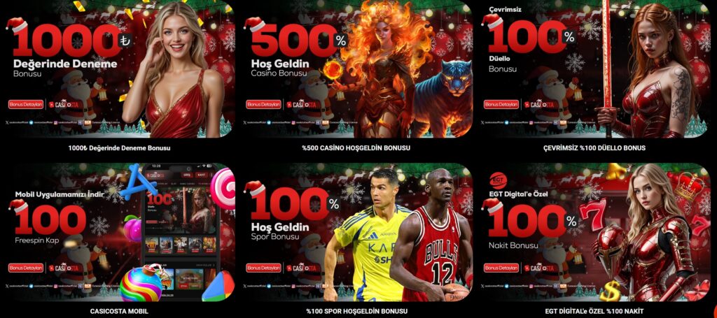 casicosta bonusları